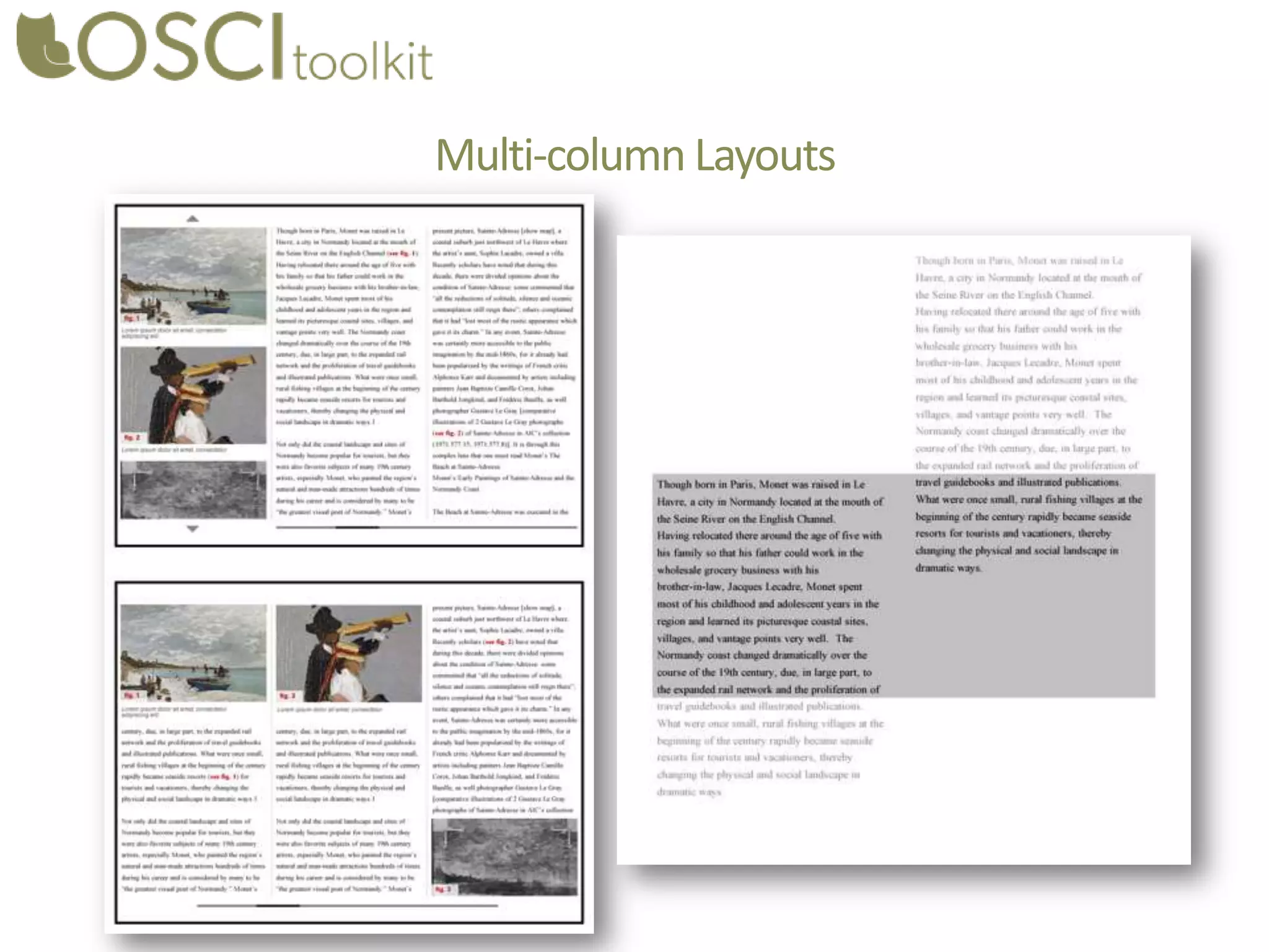 Multi-column Layouts
 