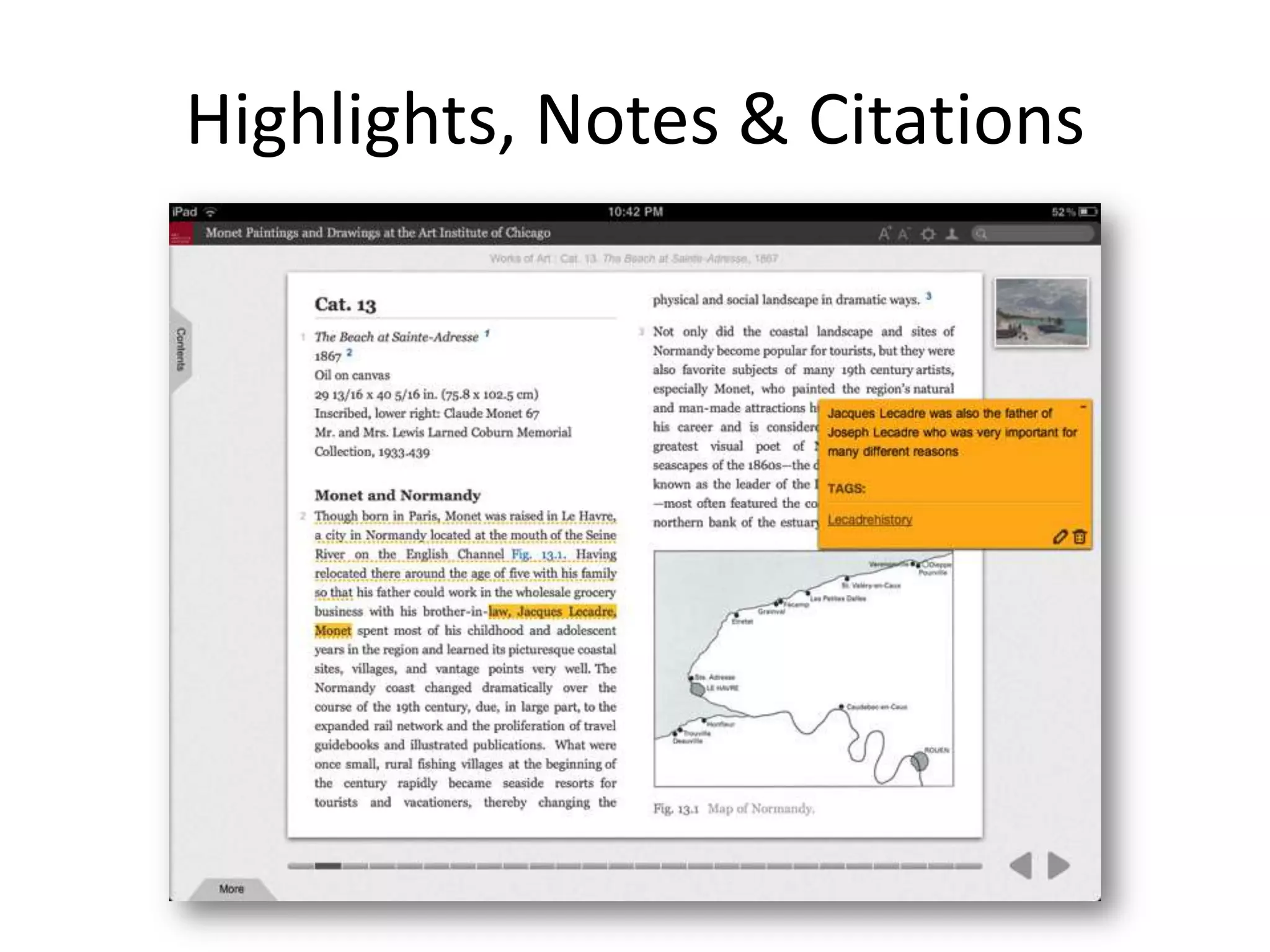 Highlights, Notes & Citations
 
