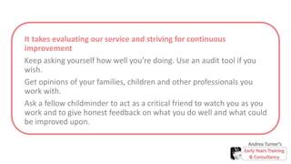 Preparing for an early years ofsted inspection | PPTX