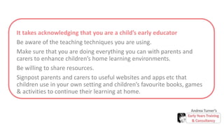Preparing for an early years ofsted inspection | PPTX