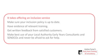 Preparing for an early years ofsted inspection | PPTX