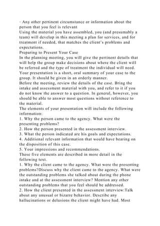 Client Disposition Preparing for a Service Planning Conference or Disposition Plannin.docx
