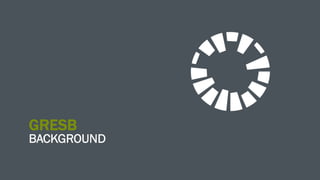 BACKGROUND
GRESB
 