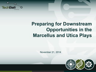 Preparing for Downstream Opportunities in the Marcellus and Utica Plays 
November 21, 2014 
1  