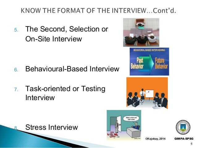preparing for a behavioural interview