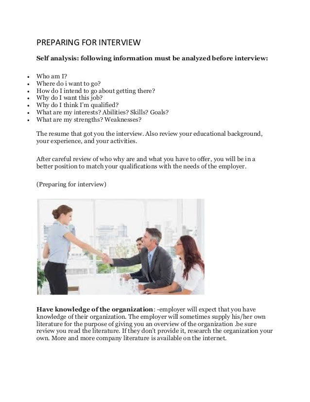 preparing for interview tell about your educational background