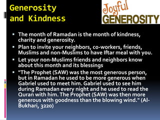 Preparing for maximum benefits of Ramadan | PPTX