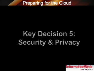 Preparing for the Cloud