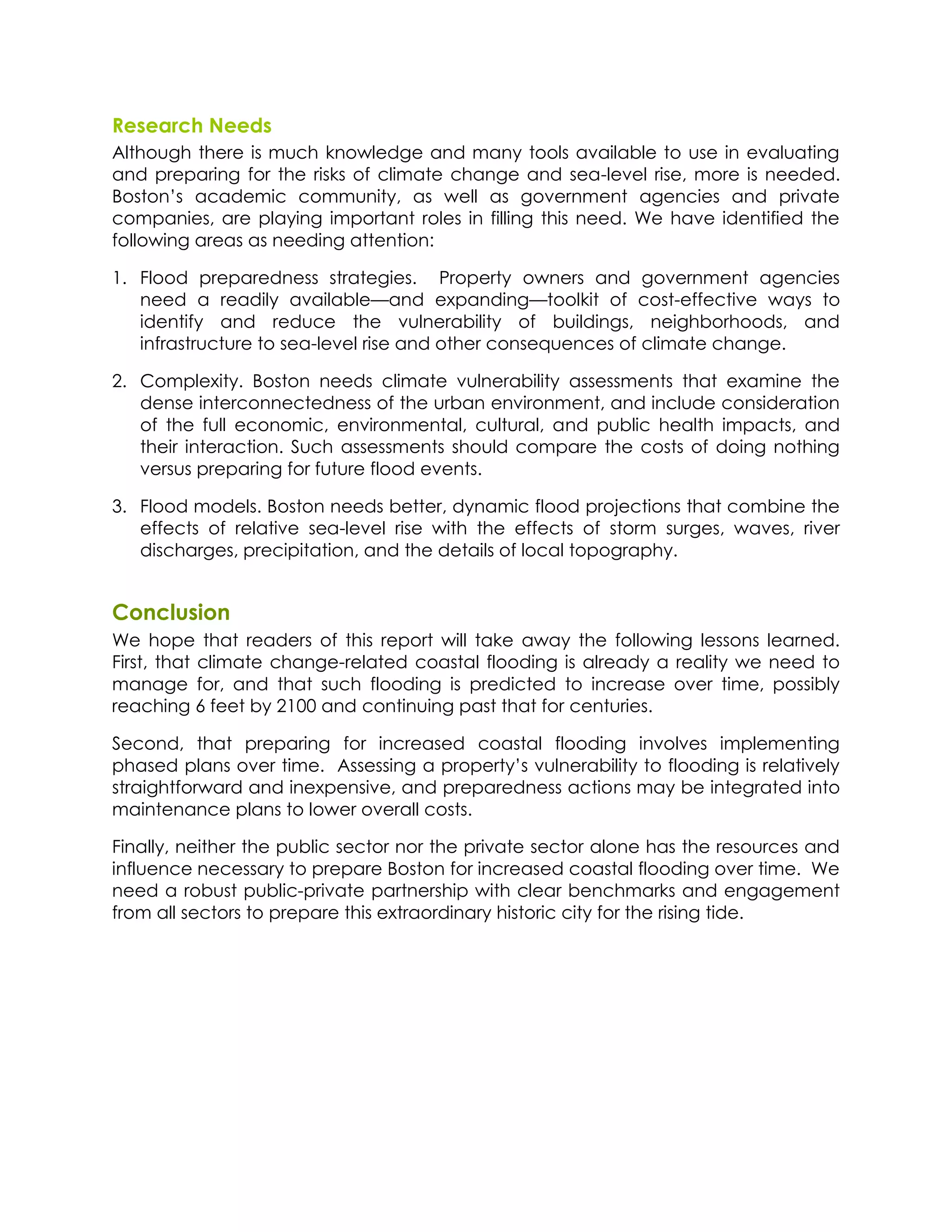.#/#%"5-)>##1/)
51%0&=30! %0()(! 64! 7=$0! D#&A1(83(! 2#8! 72#9! %&&14! 2E2612'1(! %&! =4(! 6#! (E21=2%6#3!
2#8! ?)(?2)6#3! /&)! %0(! )64D4! &/! $1672%(! $02#3(! 2#8! 4(2M1(E(1! )64(,! 7&)(! 64! #((8(8<!

$&7?2#6(4,! 2)(! ?1296#3! 67?&)%2#%! )&1(4! 6#! /6116#3! %064! #((8<! X(! 02E(! 68(#%6/6(8! %0(!
/&11&A6#3!2)(24!24!#((86#3!2%%(#%6&#]!

.< Y1&&8! ?)(?2)(8#(44! 4%)2%(36(4<! ! R)&?()%9! &A#()4! 2#8! 3&E()#7(#%! 23(#$6(4!
   #((8! 2! )(28619! 2E2612'1( 2#8! (N?2#86#3 %&&1D6%! &/! $&4%M(//($%6E(! A294! %&!
   68(#%6/9! 2#8! )(8=$(! %0(! E=1#()2'616%9! &/! '=6186#34,! #(630'&)0&&84,! 2#8!
   6#/)24%)=$%=)(!%&!4(2M1(E(1!)64(!2#8!&%0()!$&#4(=(#$(4!&/!$1672%(!$02#3(<!

*< ;&7?1(N6%9<! H&4%&#! #((84! $1672%(! E=1#()2'616%9! 244(447(#%4! %02%! (N276#(! %0(!
   8(#4(!6#%()$&##($%(8#(44!&/!%0(!=)'2#!(#E6)&#7(#%,!2#8!6#$1=8(!$&#468()2%6&#!
   &/! %0(! /=11! ($&#&76$,! (#E6)&#7(#%21,! $=1%=)21,! 2#8! ?='16$! 0(21%0! 67?2$%4,! 2#8!
   %0(6)! 6#%()2$%6&#<! >=$0! 244(447(#%4! 40&=18! $&7?2)(! %0(! $&4%4! &/! 8&6#3! #&%06#3!
   E()4=4!?)(?2)6#3!/&)!/=%=)(!/1&&8!(E(#%4<!!

e< Y1&&8!7&8(14<!H&4%&#!#((84!'(%%(),!89#276$!/1&&8!?)&^($%6&#4!%02%!$&7'6#(!%0(!
   (//($%4! &/! )(12%6E(! 4(2M1(E(1! )64(! A6%0! %0(! (//($%4! &/! 4%&)7! 4=)3(4,! A2E(4,! )6E()!
   864$02)3(4,!?)($6?6%2%6&#,!2#8!%0(!8(%2614!&/!1&$21!%&?&3)2?09<!!!


<+'5=6/&+')
X(! 0&?(! %02%! )(28()4! &/! %064! )(?&)%! A611! %2D(! 2A29! %0(! /&11&A6#3! 1(44&#4! 1(2)#(8<!!
Y6)4%,! %02%! $1672%(! $02#3(M)(12%(8! $&24%21! /1&&86#3! 64! 21)(289! 2! )(216%9! A(! #((8! %&!
72#23(! /&),! 2#8! %02%! 4=$0! /1&&86#3! 64! ?)(86$%(8! %&! 6#$)(24(! &E()! %67(,! ?&446'19!
)(2$06#3!L!/((%!'9!*.--!2#8!$&#%6#=6#3!?24%!%02%!/&)!$(#%=)6(4<!

>($&#8,! %02%! ?)(?2)6#3! /&)! 6#$)(24(8! $&24%21! /1&&86#3! 6#E&1E(4! 67?1(7(#%6#3!

4%)2630%/&)A2)8!2#8!6#(N?(#46E(,!2#8!?)(?2)(8#(44!2$%6&#4!729!'(!6#%(3)2%(8!6#%&!
726#%(#2#$(!?12#4!%&!1&A()!&E()211!$&4%4<!

Y6#2119,!#(6%0()!%0(!?='16$!4($%&)!#&)!%0(!?)6E2%(!4($%&)!21&#(!024!%0(!)(4&=)$(4!2#8!
6#/1=(#$(!#($(442)9!%&!?)(?2)(!H&4%&#!/&)!6#$)(24(8!$&24%21!/1&&86#3!&E()!%67(<!!X(!
#((8!2!)&'=4%!?='16$M?)6E2%(!?2)%#()406?!A6%0!$1(2)!'(#$072)D4!2#8!(#323(7(#%!
/)&7!211!4($%&)4!%&!?)(?2)(!%064!(N%)2&)86#2)9!064%&)6$!$6%9!/&)!%0(!)646#3!%68(<!

!
 