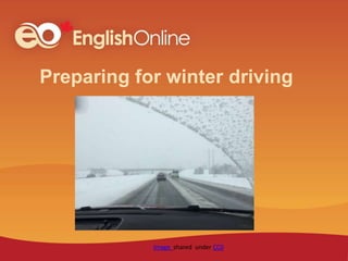 Preparing for winter driving
Image shared under CC0
 