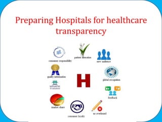 Preparing Hospitals for healthcare
transparency

 