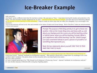 Ice-Breaker Example
 