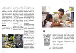 PEACE IN MY MEMORY
49
48 Fall 2016
SangSaeng
Food for Peace in the 21st Century
enormous food waste side by side? What
about climate change exacerbated by
over-produced food waste and discarded
food? Is there truly a multidimensional
function of agriculture for people and for
ecology? Have we become happier, and
are we able to better sustain ourselves as
a result of moving from a food-scarce to a
food-abundant era?
Today, in the twenty-first century,
maybe what we need is a new food for
peace strategy. The new peace strategy
should be based on a change in attitudes
towards the true meaning of food and
food consumption.
In this era of limitless consumption,
we need to have a certain food for thought,
i.e. the back-to-basics thinking that we eat
to live rather than live to eat. Maybe what
we need is to revive the old-fashioned but
practical STE to align with the global times.
The new global STE will insist that
we should by all means avoid food waste,
that we should respect the precious role
of peasants (campesino) as our ecological
stewards, and that we should stick to the
value of living within one’s means – glob-
al resource capacity. This may not be the
unconditional panacea for today’s world
peace, but could this not at least be a first
step towards world peace? It is in these
moments that I seem to hear the gregari-
ous chatter of children who were just hap-
py to even hold a small piece of bread in
their hands, back in the simpler times of
my youth.
©
Paolo
Bona/Shutterstock
Today, in the twenty-
first century, maybe
what we need is a
new food for peace
strategy. The new
peace strategy
should be based
on a change in
attitudes towards
the true meaning
of food and food
consumption.
on behaving properly at the dinner table.
I myself was at a receiving end of the STE,
and holding rice and food in high regard
was an important part of the STE. “Eat
your food with gratitude and never leave
any morsel behind.” was a mantra I kept
hearing from the parents. We were con-
stantly reminded that a grain of rice rep-
resented nature in its entirety, and that to
waste staple and food was equivalent to
turning your back against the farmer who
put such effort and endeavour into the
harvest.
To knowingly waste food therefore
was greatly frowned upon and treated as
committing a grave sin. This is a kind of
typical moral lesson people of my gener-
ation were made to conform to. Like it or
not, one tends to live with the norms and
values given at an early age. Who would
have thought at that time that merely half
a century later, we would be concerned
about problems not of food shortage but
of food waste?
Bread of Life
Combing at the corners of my memories,
I also remember the bread handed out at
school. This particular memory serves
as one of my favourite anecdotes that I
choose to tell the students in the interna-
tional development class. Those of us be-
longing to the post-war baby boomer gen-
eration will definitely remember the daily
school bread which was given to virtually
every child throughout the nation, usually
free of charge.
When the delicious smell of bread
wafted through to our classroom, we knew
that the two students in charge of this par-
ticular task would fetch the bread from
the school bakery downstairs. Sometimes
the bread was simple and ordinary, made
of flour, some other times it was made of
corn. The bread was often accompanied by
a scoop of milk powder.
Upon the arrival of the bread there
were the usual happy arguments over who
was going to get the bigger-looking piece.
Whenever I talk about this bread story
to people of my age they invariably rem-
inisce about things such as “the unforget-
table sweet smell,” the “soft texture of the
dough,” and the “amusing little quarrels
amongst the kids.”
Looking back, one could question on
how it was even possible at that time for
school children in South Korea to receive
free pieces of bread every single day. The
answer lies in the special aid programme
run by the United States between 1954 and
1977. The United States provided various
developing countries with their surplus
agricultural produce. Dubbed “Food for
Peace”, the humanitarian assistance pro-
gramme helped South Korea and many
other countries get over chronic hunger
and malnutrition ravaging the society.
I can personally testify that the food aid
programme certainly helped sustain the
minimum calorie requirement for Korean
school-aged kids and labourers.
To some extent it is no exaggeration
to say that we are all children of this food
aid programme. The programme was suc-
cessful not just in nutritional terms, but
in terms of maintaining a degree of social
peace in a hungry and desperate popu-
lation. Indeed millions of urban workers
were saved from hunger due to this gen-
erous aid. There is no better way of min-
imizing tension and conflict among fam-
ished people than to lessen the pain of an
empty stomach.
Unfortunate Aid
Of course, now we know that the resulting
food regime promoted by the U.S. Public
Law 480 has brought about a number of
unfortunate consequences as well.
Owing to the free or cheap imported
staple, many domestic farmers have lost
out to competition with various agricul-
tural sectors virtually being evaporated.
For example, South Korea is now near-
ly entirely reliant on imported wheat to
cover most of the country’s bread-making
needs, since there is hardly any wheat pro-
duction base left on domestic soil except
for a tiny niche.
Indeed there is no such thing as a free
lunch. At the same time, the taste of Ko-
reans has greatly transformed. The level
of wheat consumption is ever rising while
that of rice is ever decreasing. It is only
natural then that discontented farmers
protest against the perceived lack of fair-
ness in international agricultural trade.
There is a hint of irony to this situation:
a one-time source of social peace has now
become a source of social conflict.
Some would argue that this kind of
friction may be a small price to pay for the
global business-led mass production of
crops, which is believed to be a bulwark
of food security. But what about the si-
multaneous existence of the hungry, mal-
nourished people and the phenomenon of
A garbage collection after a street food market in Milan.
©
Monkey
Business
Images/Shutterstock
 