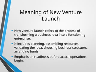 Preparing New Venture Launch -Steps.pptx