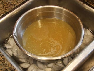 Preparing stock, soups and sauces