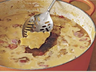 Preparing stock, soups and sauces