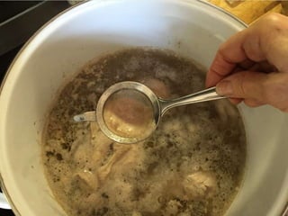 Preparing stock, soups and sauces