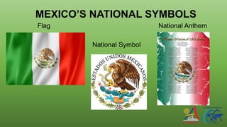 MEXICO’S NATIONAL SYMBOLS
Flag National Anthem
National Symbol
 