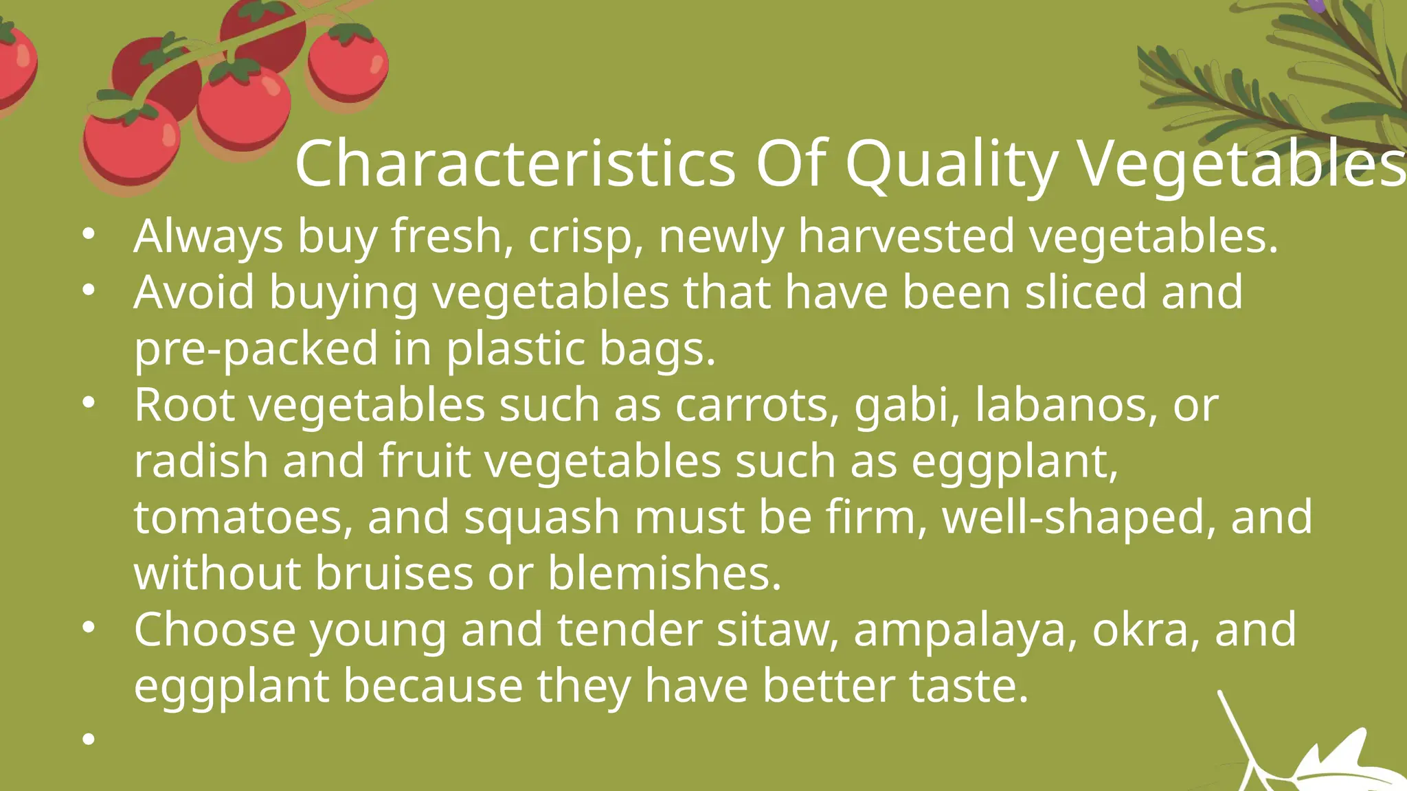 Preparing Vegetables DISHES TLE 10 .pptx