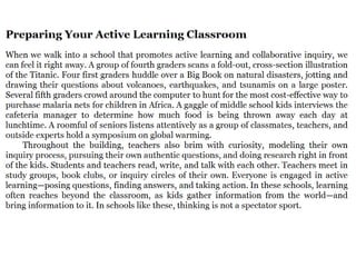 Preparing your active learning classroom chapter 5 | PPTX
