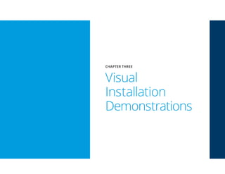 CHAPTER THREE
Visual
Installation
Demonstrations
 