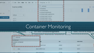 Container Monitoring
 