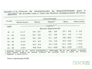 Fonte: 5ª aproximação de MG.
 