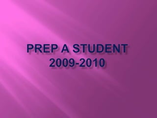 Prep A student2009-2010 
