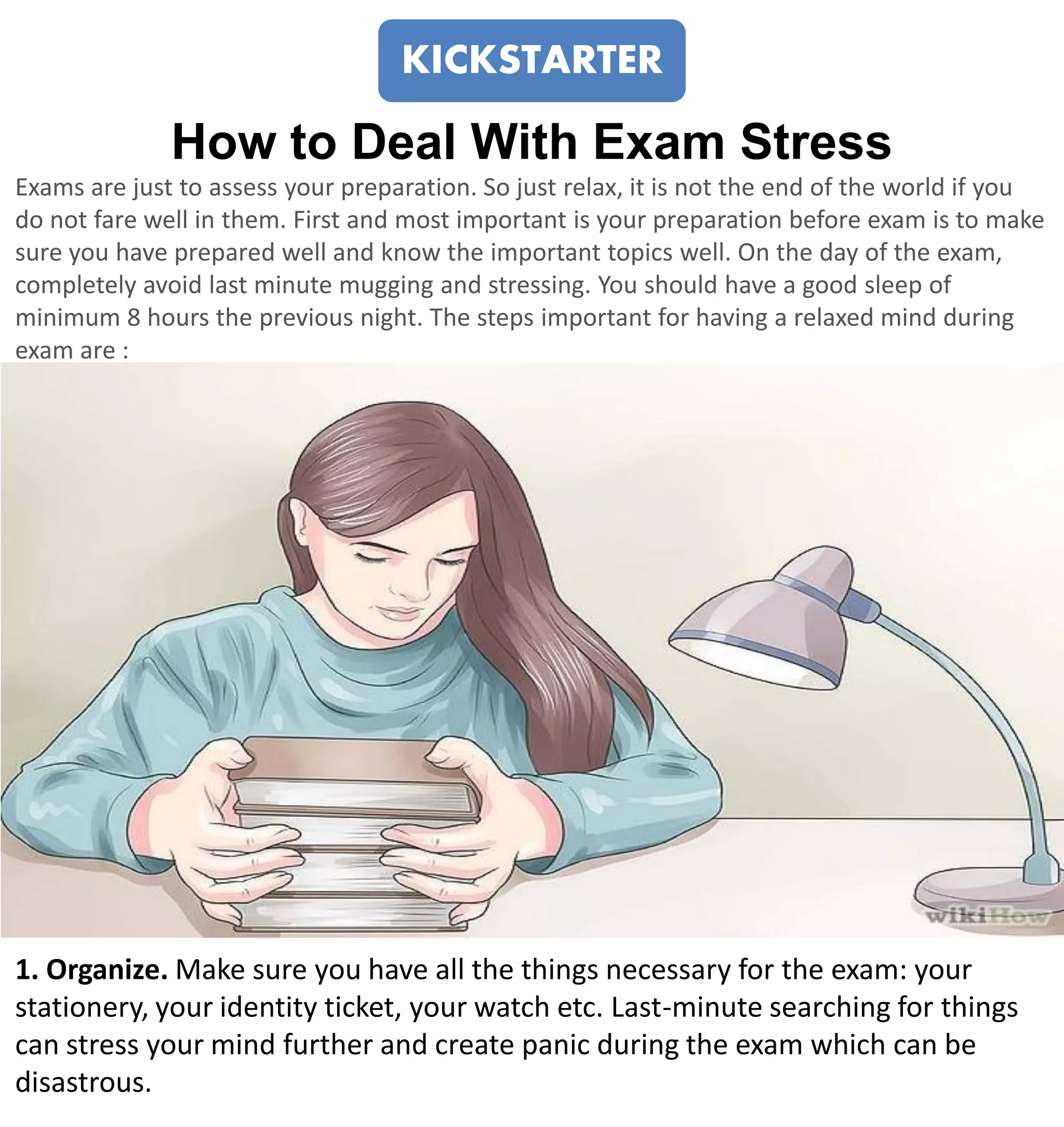 How to Deal With Exam Stress | PDF