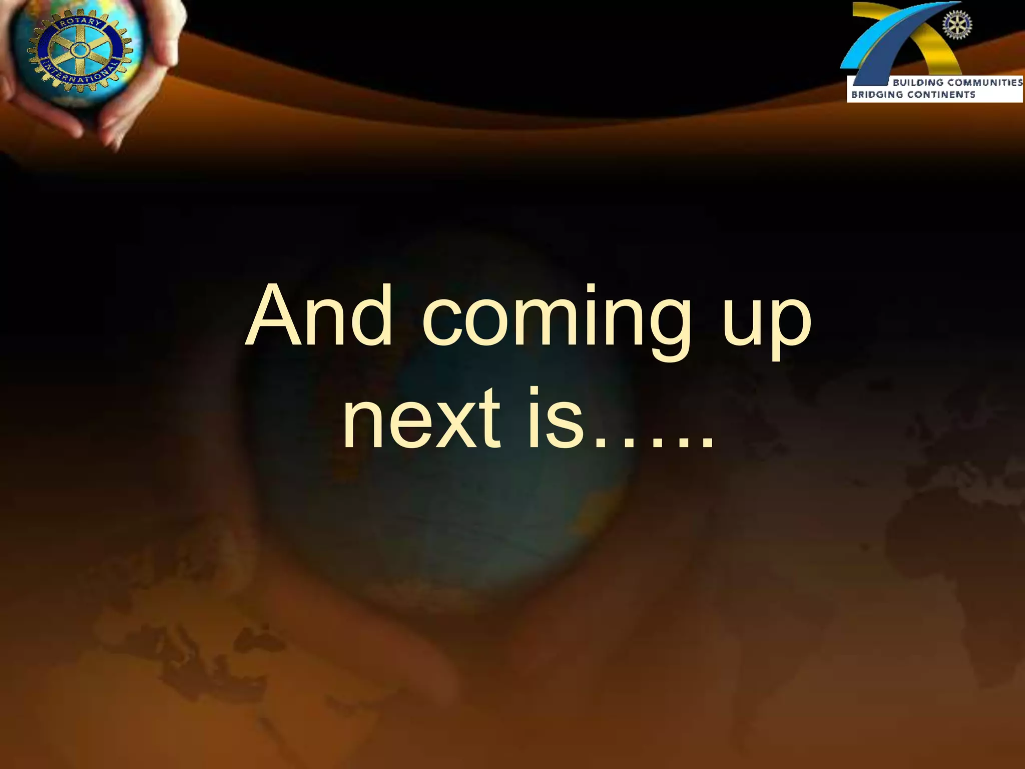 And coming up next is…..