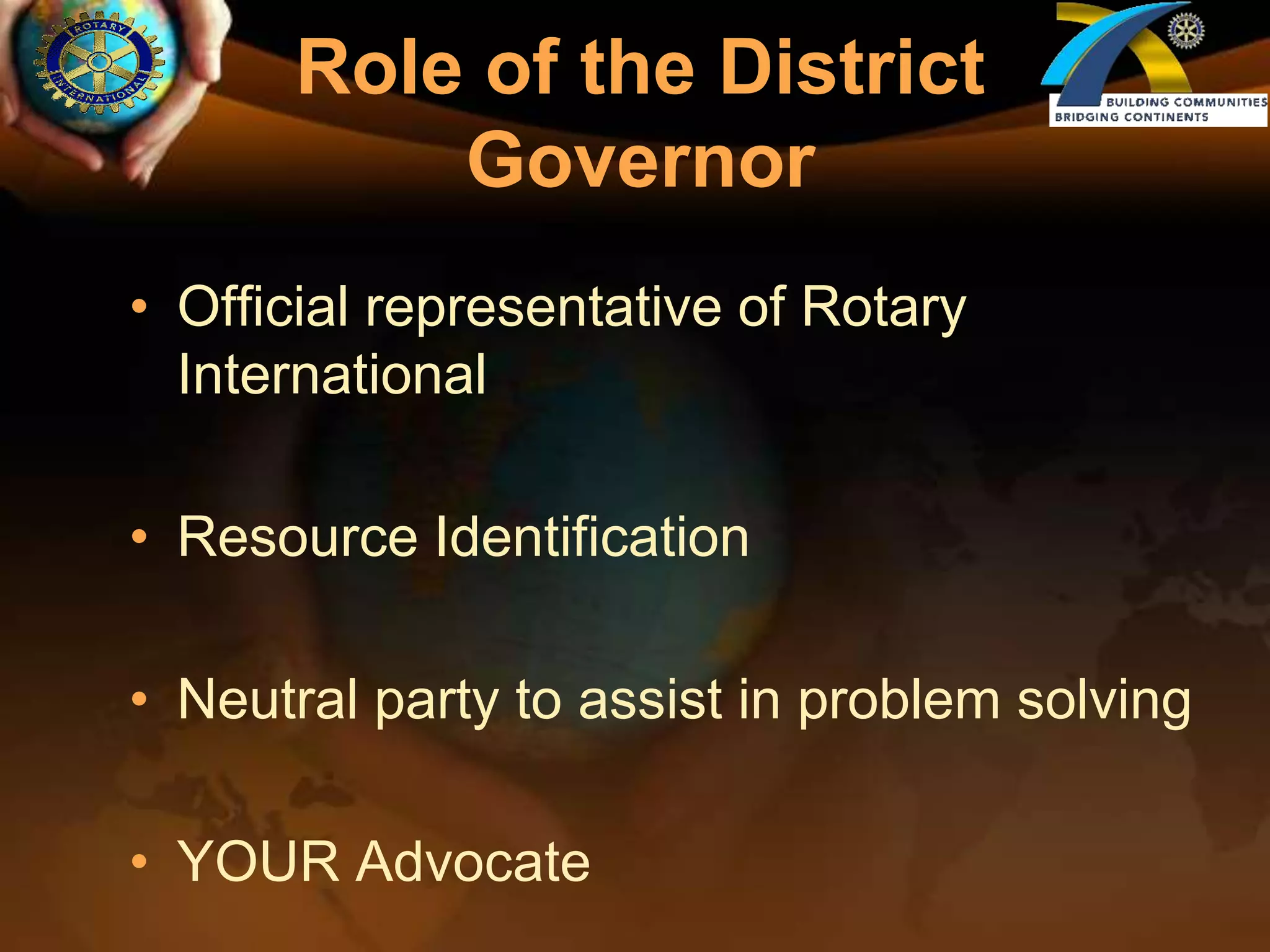 Best Practices (cont)Develop a comprehensive training plan that ensuresClub leaders attend district training meetingsOrientation is provided for new membersOngoing educational opportunities for current membersLeadership skills development program for all members