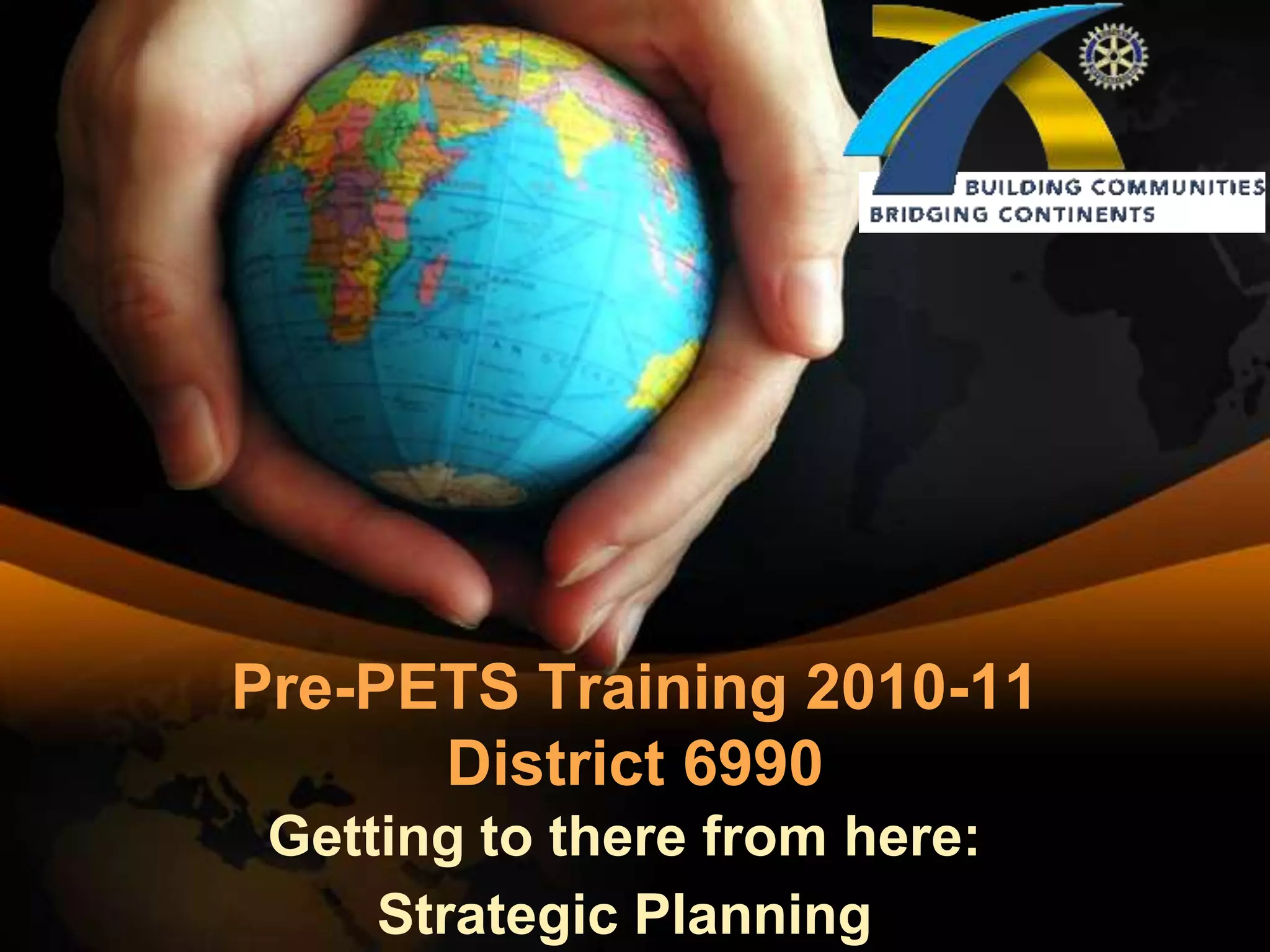 Role of the District GovernorOfficial representative of Rotary InternationalResource IdentificationNeutral party to assist in problem solvingYOUR Advocate