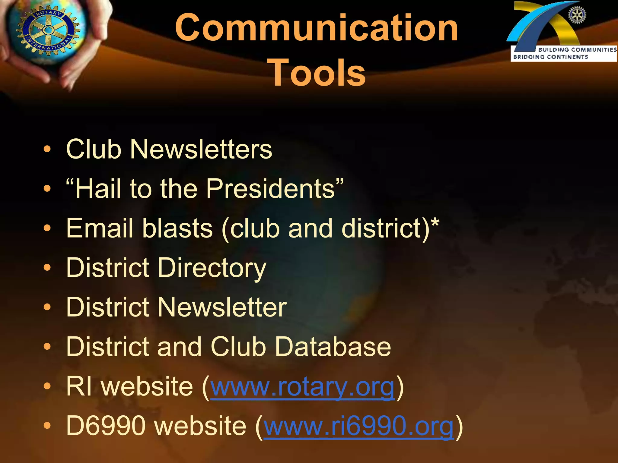 District DirectoryYour Vision