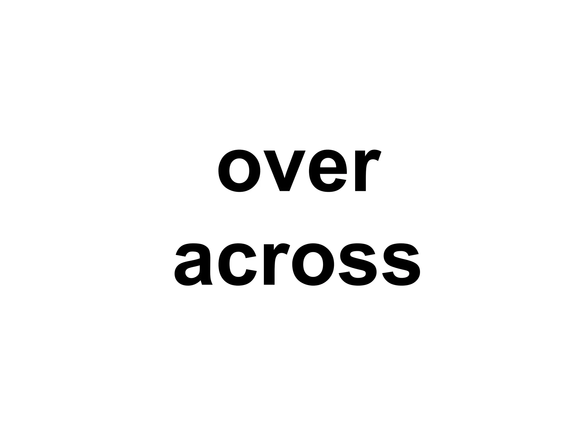overacross