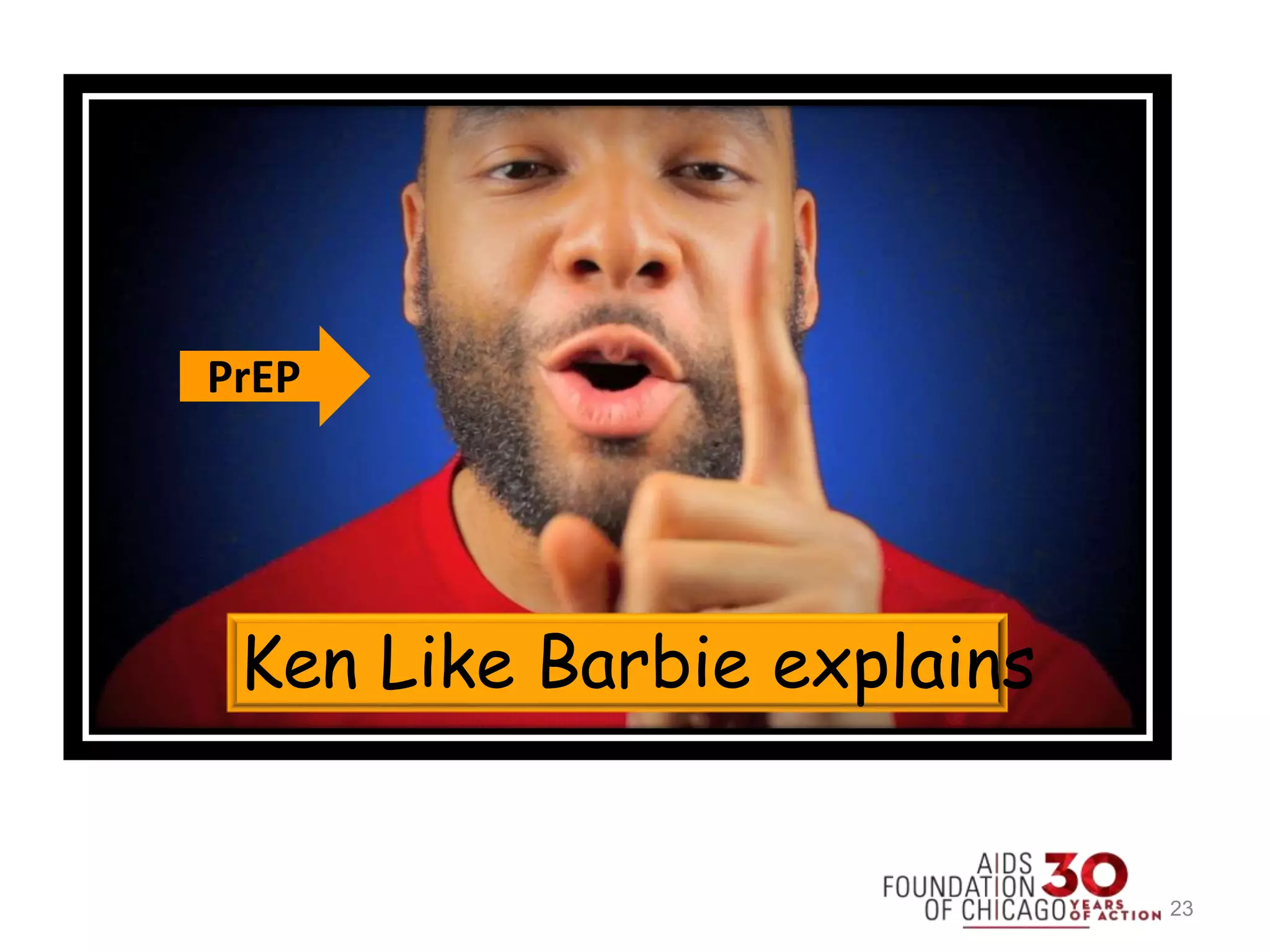 23
Ken Like Barbie explains
PrEP
 