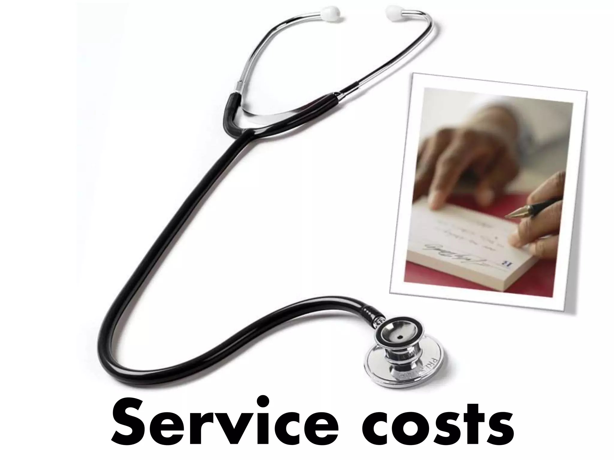 Service costs
 