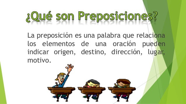 Resultado de imagen de cancion de las preposiciones