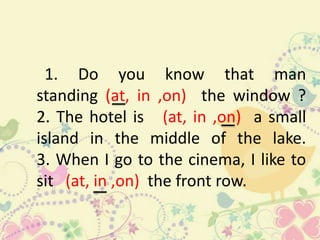 Window Preposition Preposition | PPTX