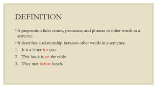 Preposition | PPTX