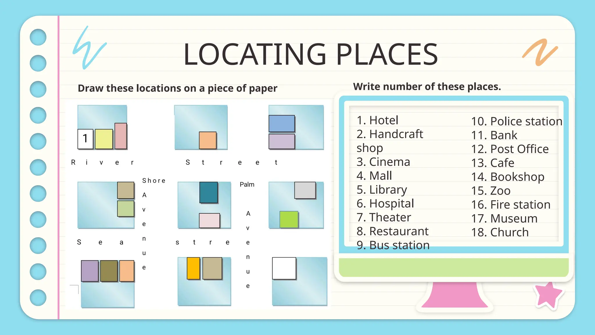 Location Writing Preposition of Places and Describing Person.pptx