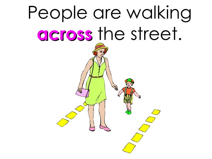 Resultado de imagen para across preposition