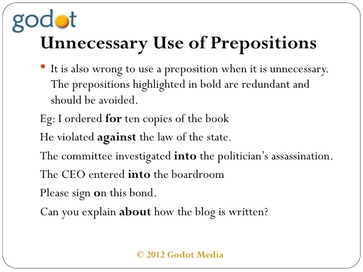prepositions