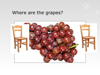 Where are the grapes?