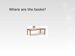 Where are the books?