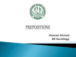 Hassan Ahmad
BS Sociology
 