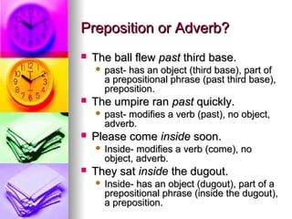 Preposition Past Image Example Prepositions | PPT