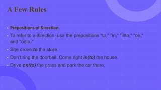 Using To Prepositions | PDF