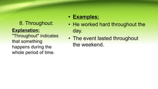 Throughout Example Prepositions.ppt