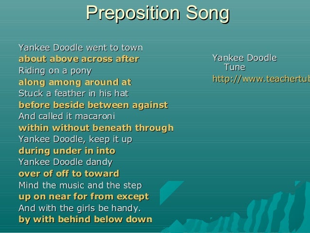 Prepositions By Zeeshangujjar101