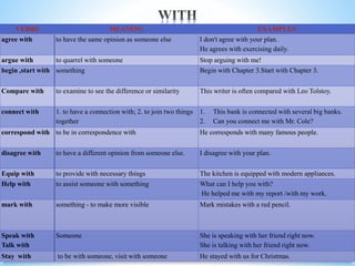 With To Prepositions after verbs | PPTX